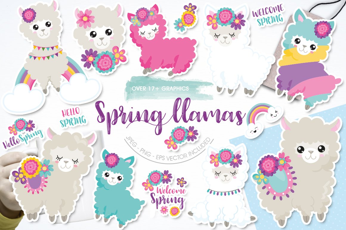 Spring Llamas cover image.
