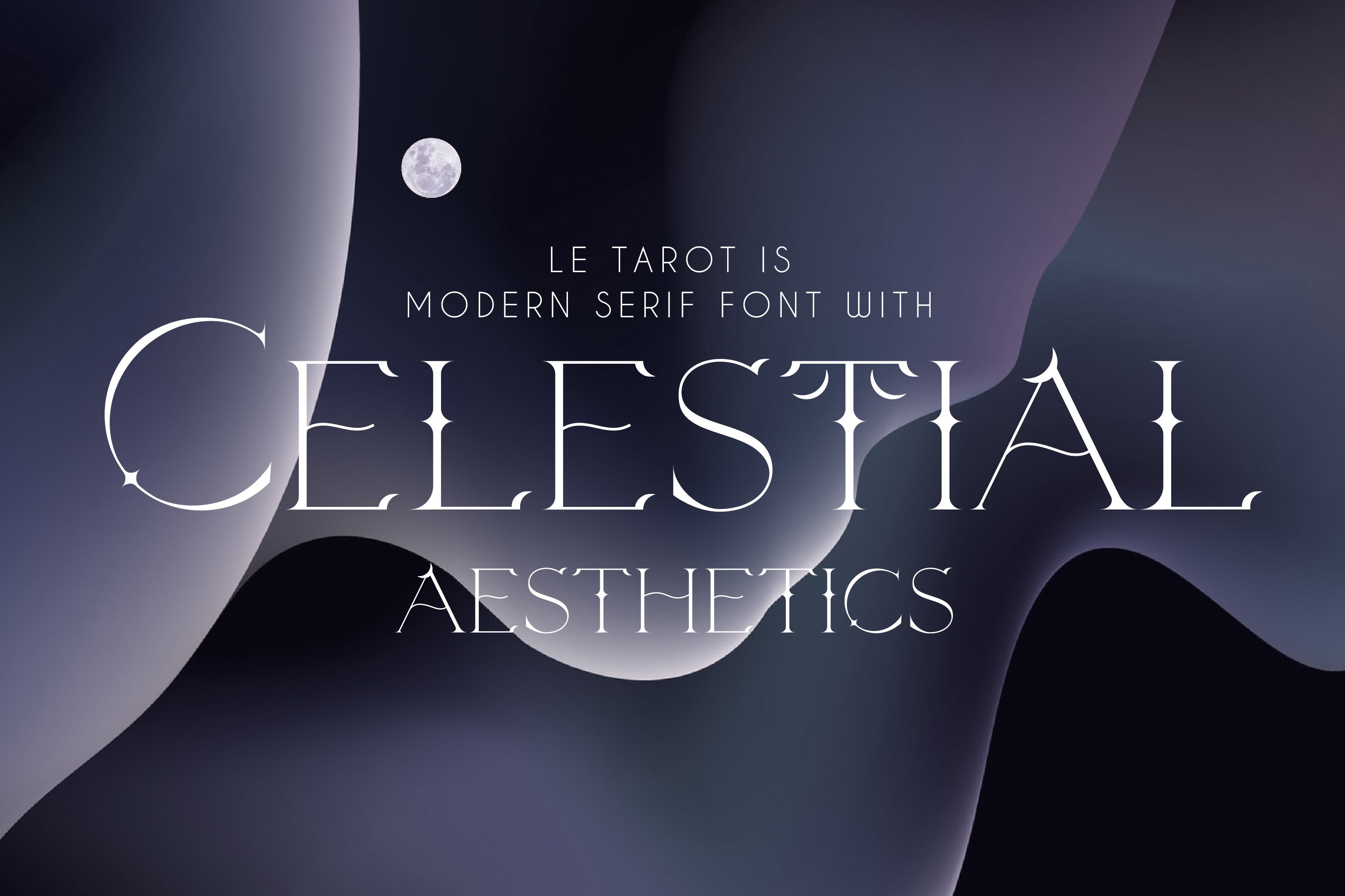 Le Tarot - Celestial Serif Font preview image.