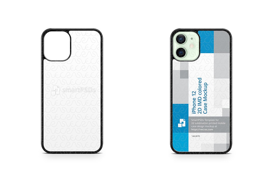 iPhone 12 (2020) 2d PC Colored Case cover image.