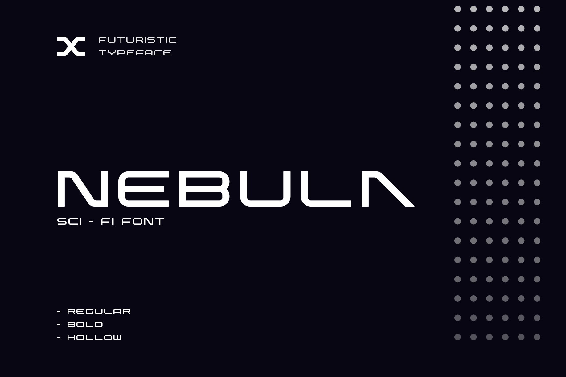 Nebula Font cover image.