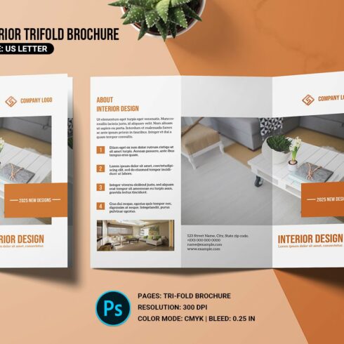 Trifold Interior Brochure cover image.