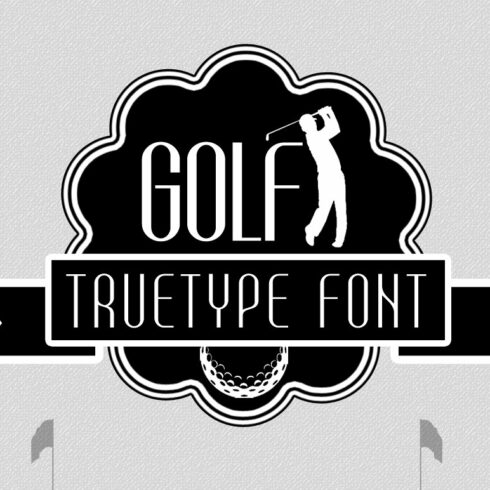 Golf TrueType Font cover image.