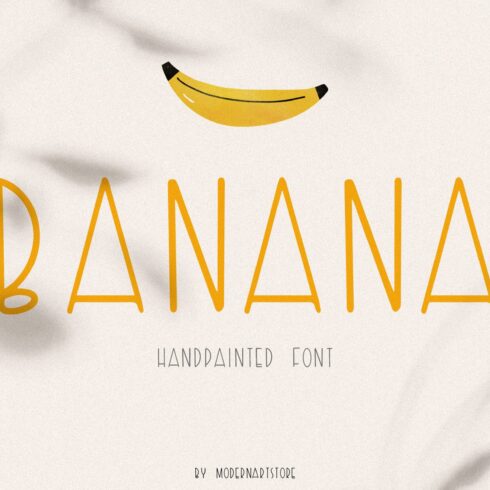 BANANA - Handwritten Font cover image.
