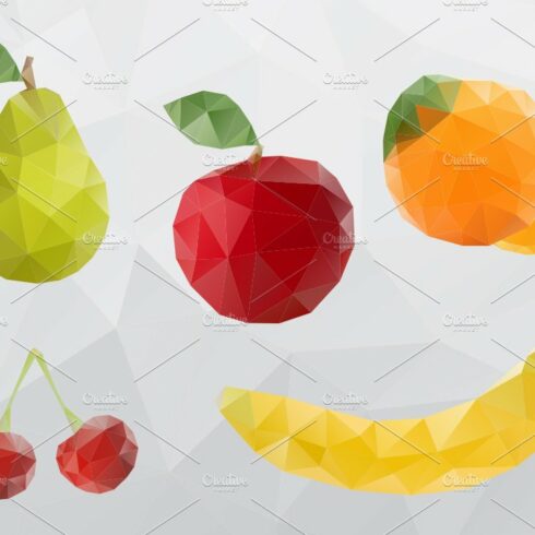 Polygonal Vector Mosaic Food cover image.