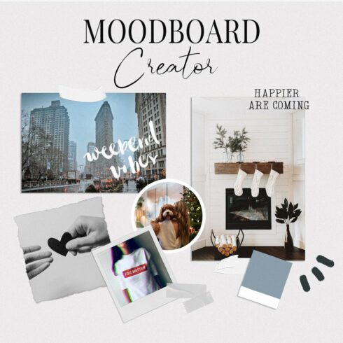 Mood board Scene creator kit cover image.