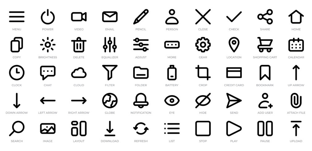 User Interface Icons Pack