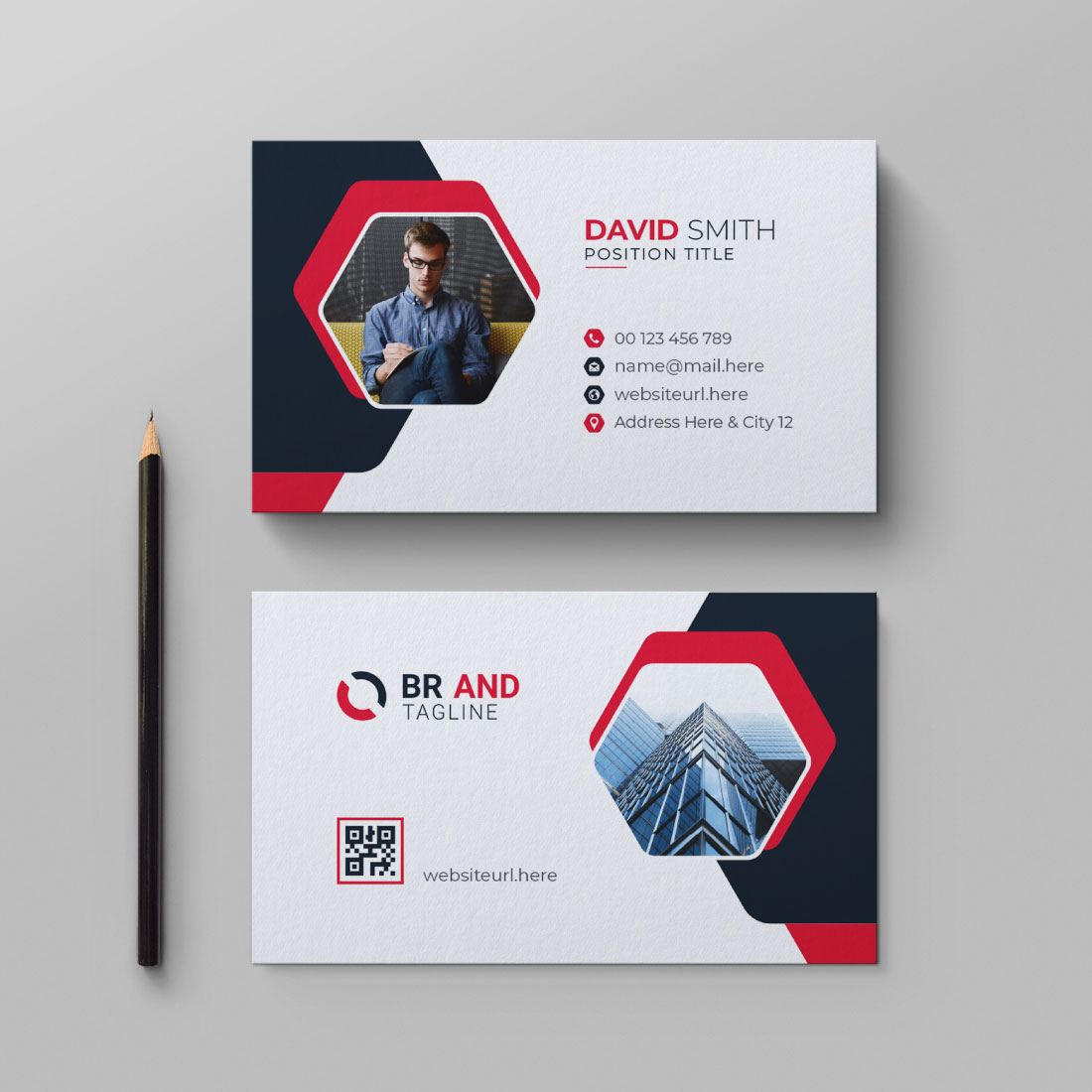 Business Card Design Template cover image.