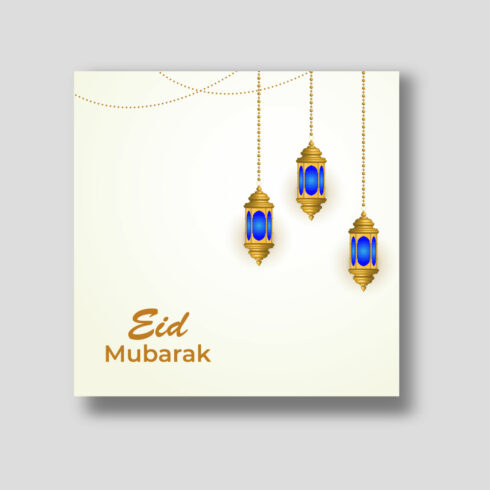 Eid Mubarak Social Media Design cover image.