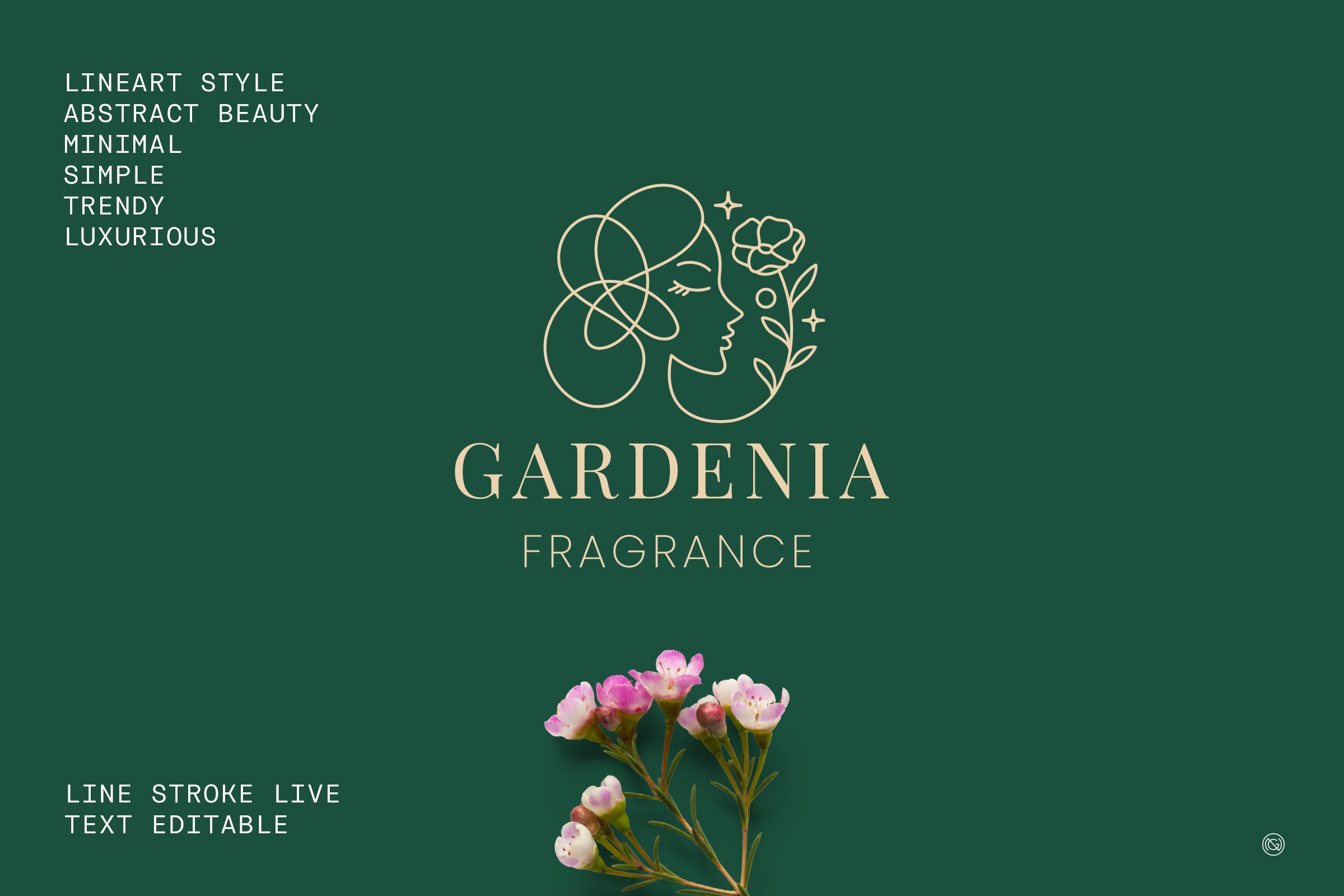 Gardenia Logo Template cover image.
