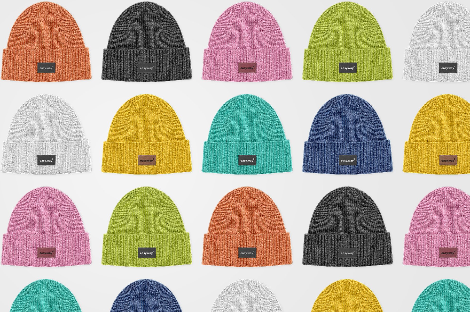 Beanie PSD Mockup preview image.