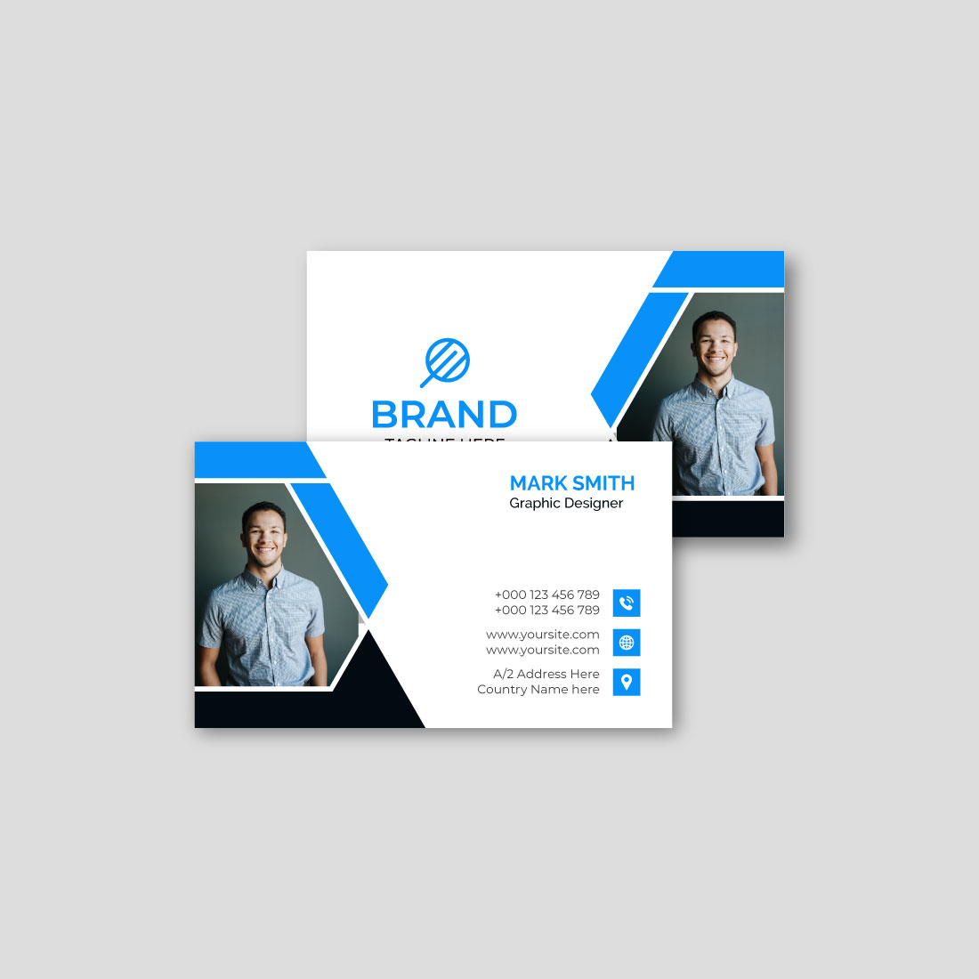 Creative Business Card Design preview image.