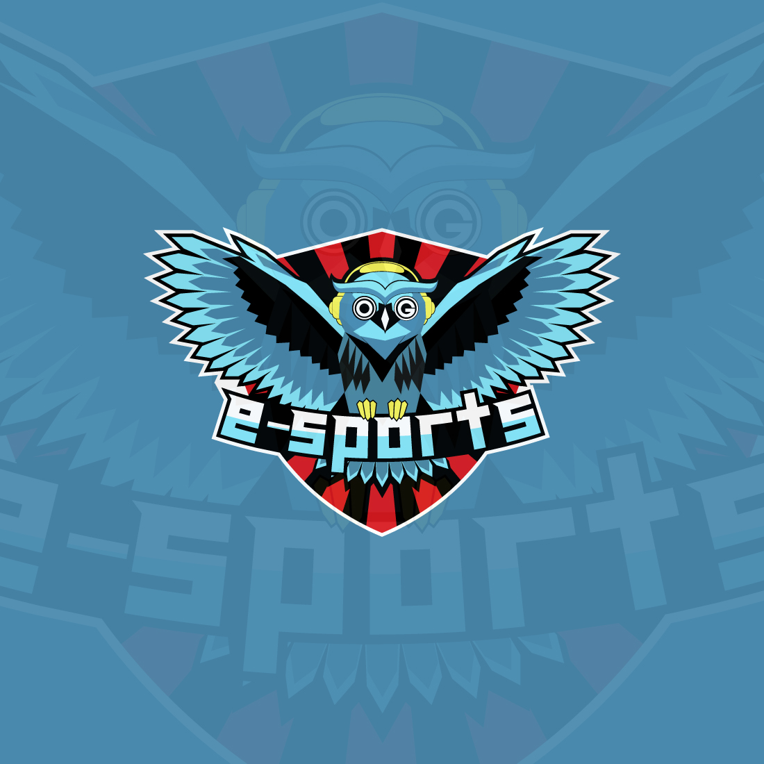 Esports logo | Owl sports logo preview image.