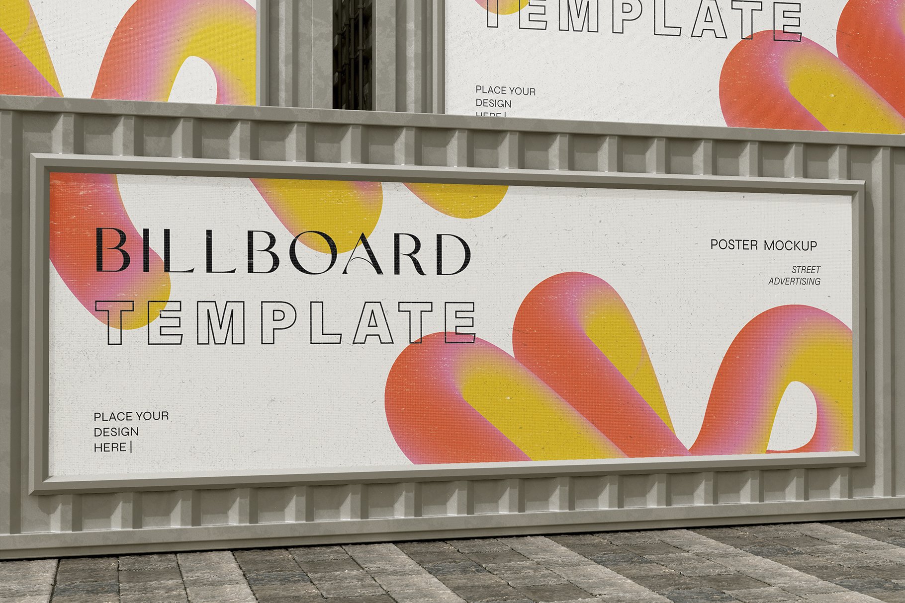 3d Billboards Mockup on Container cover image.
