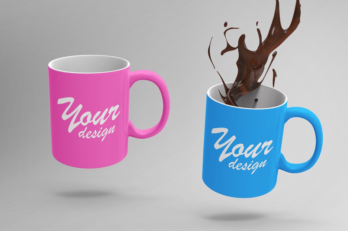 2 HQ Mug MockUps cover image.