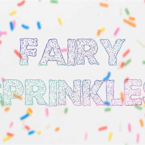 Fairy Sprinkles Font cover image.