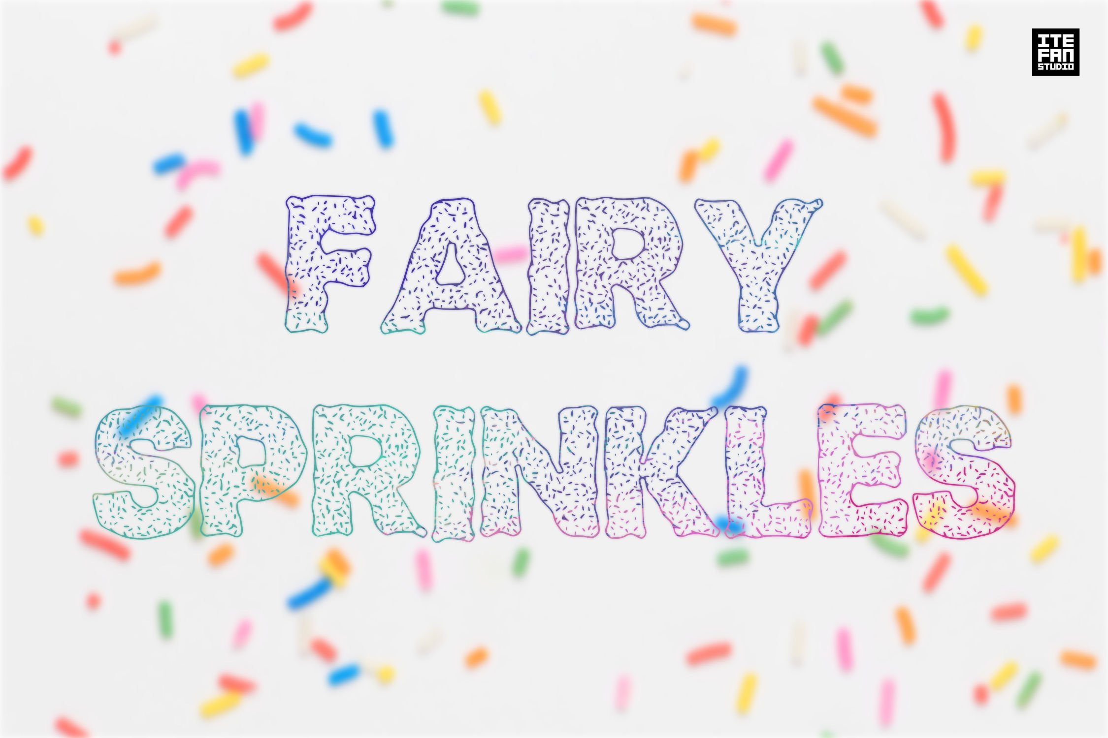 Fairy Sprinkles Font cover image.
