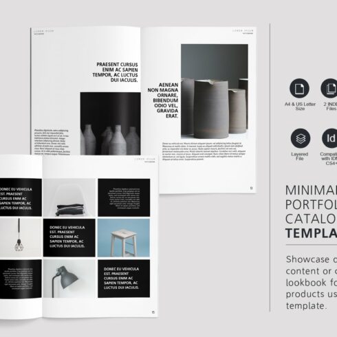 Minimal Portfolio | Catalog cover image.