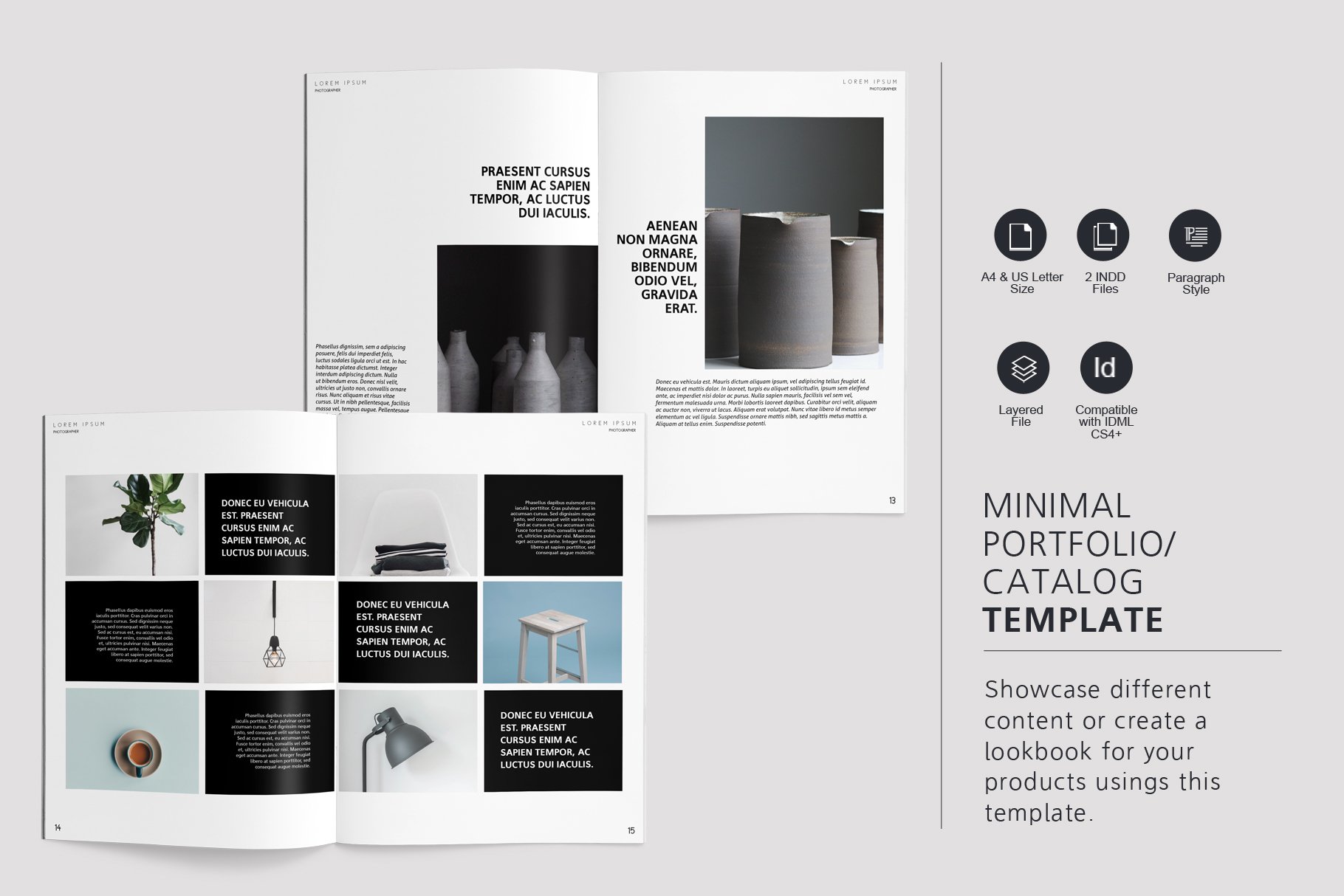 Minimal Portfolio | Catalog cover image.