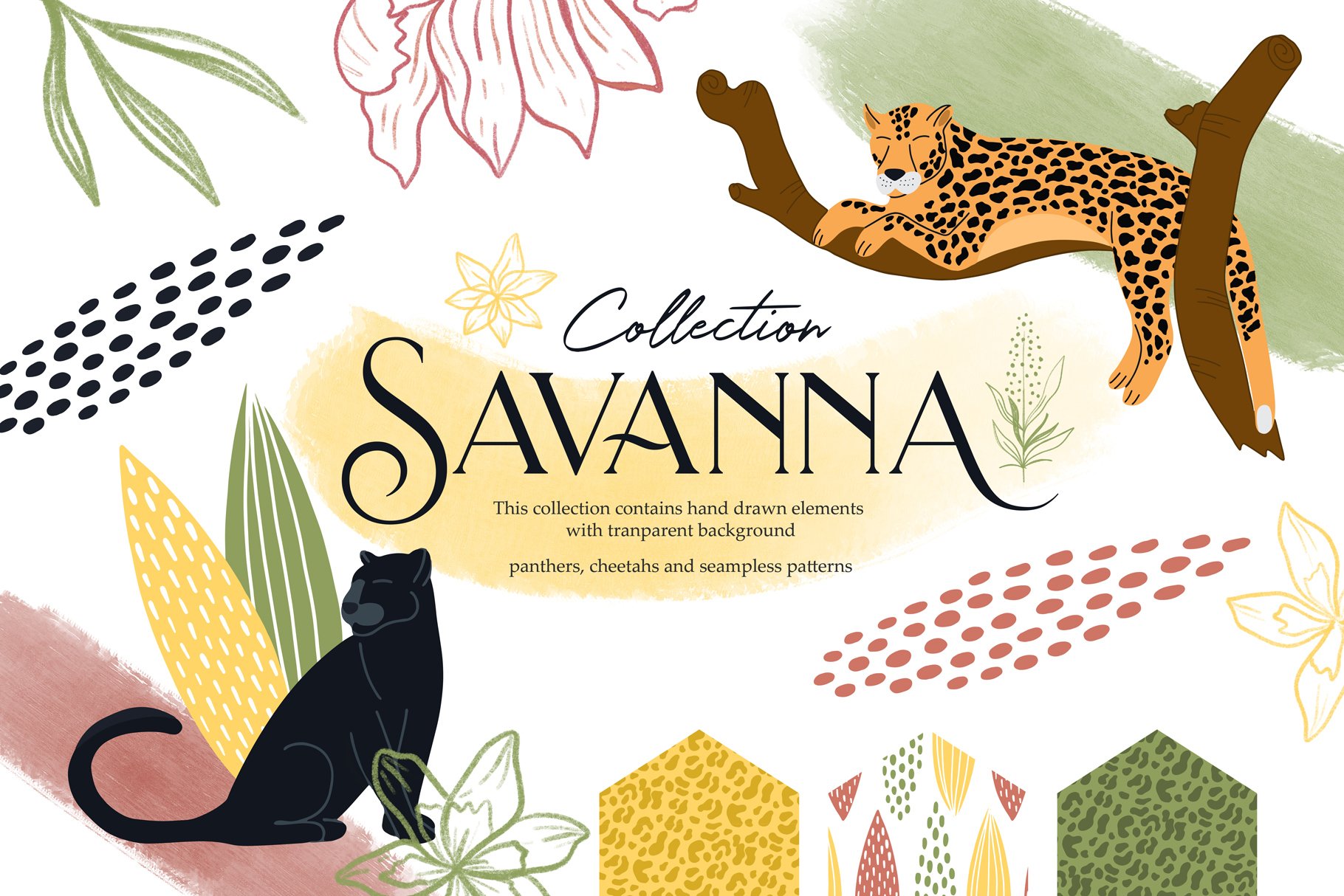 Savanna Collection. Pathers&Cheetahs cover image.