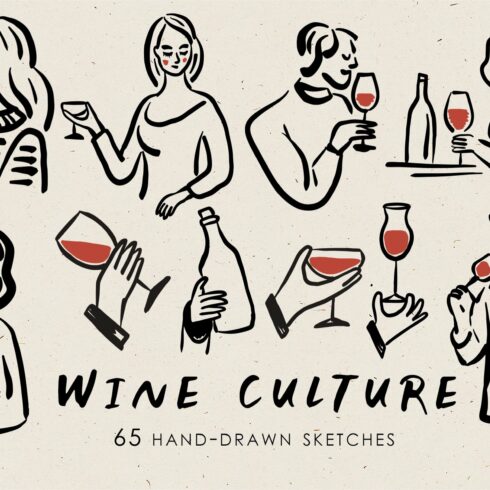 Wine Culture Clipart cover image.