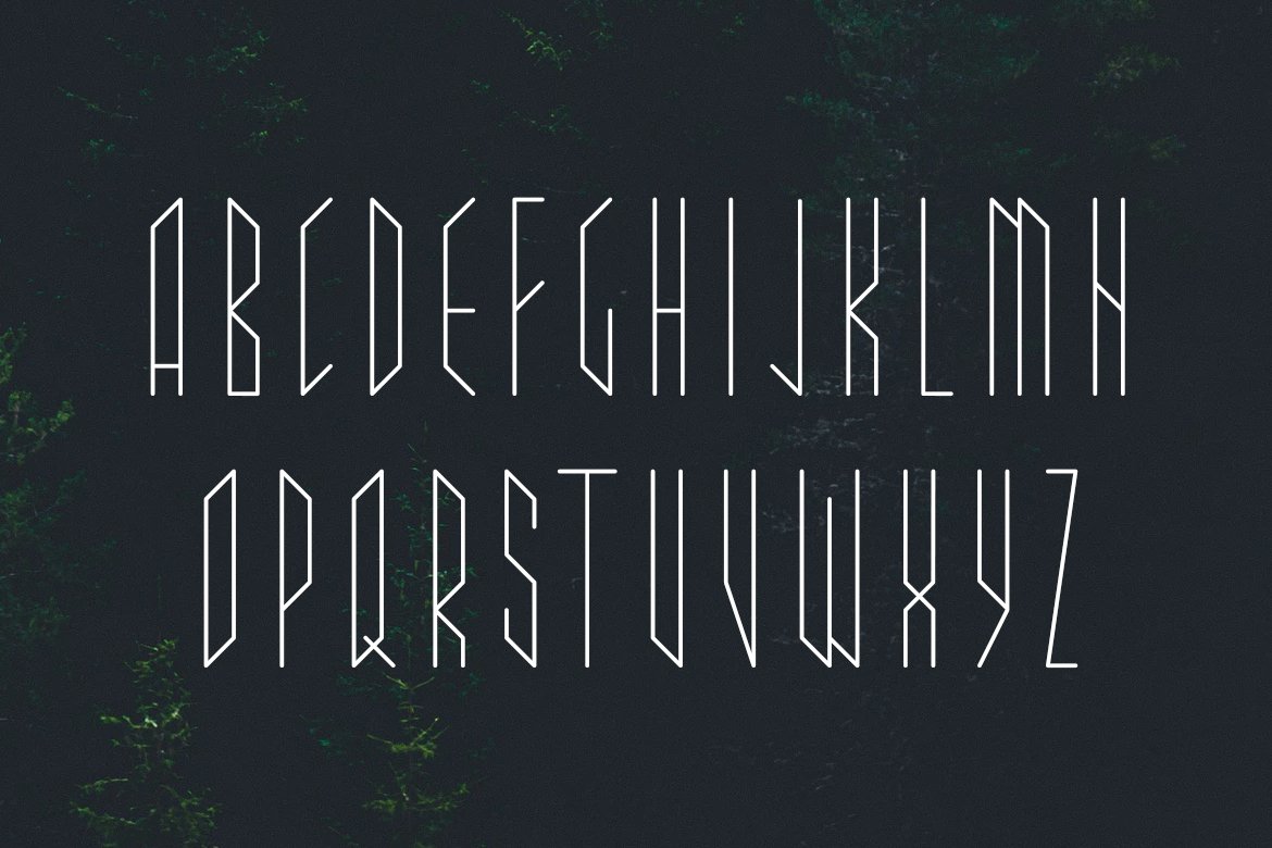 Forestarms | mystic font preview image.