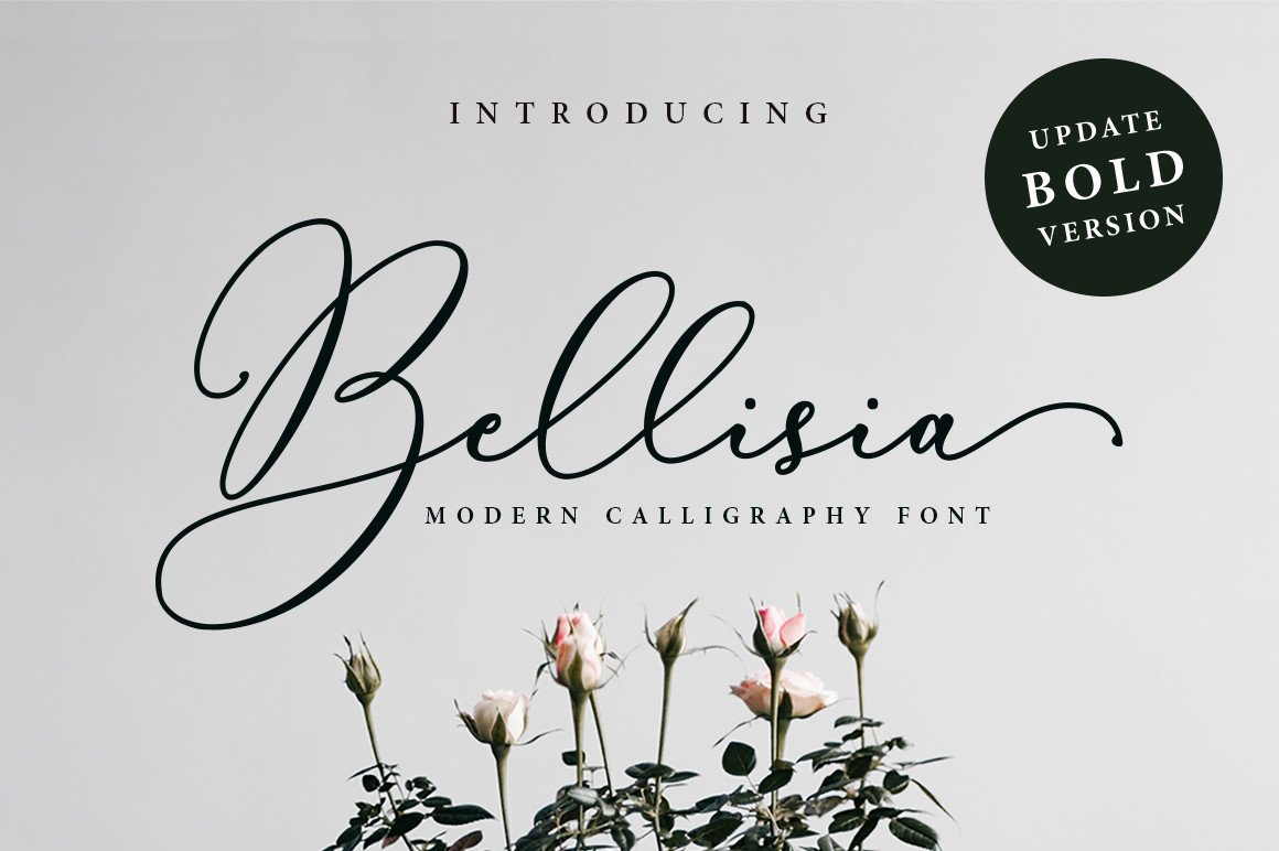 Bellisia Script + Bold Version cover image.