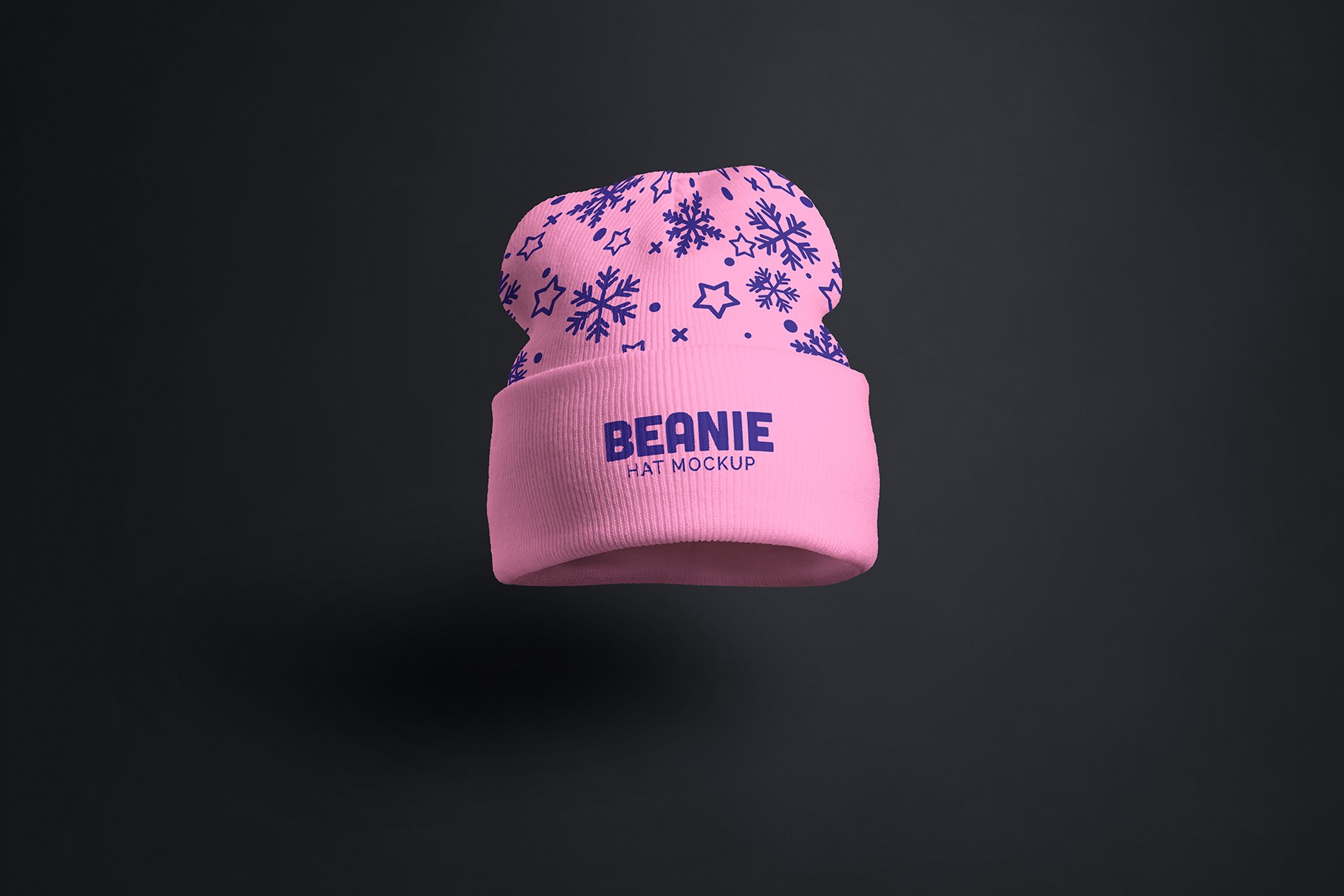 Beanie Hat Mock-up preview image.