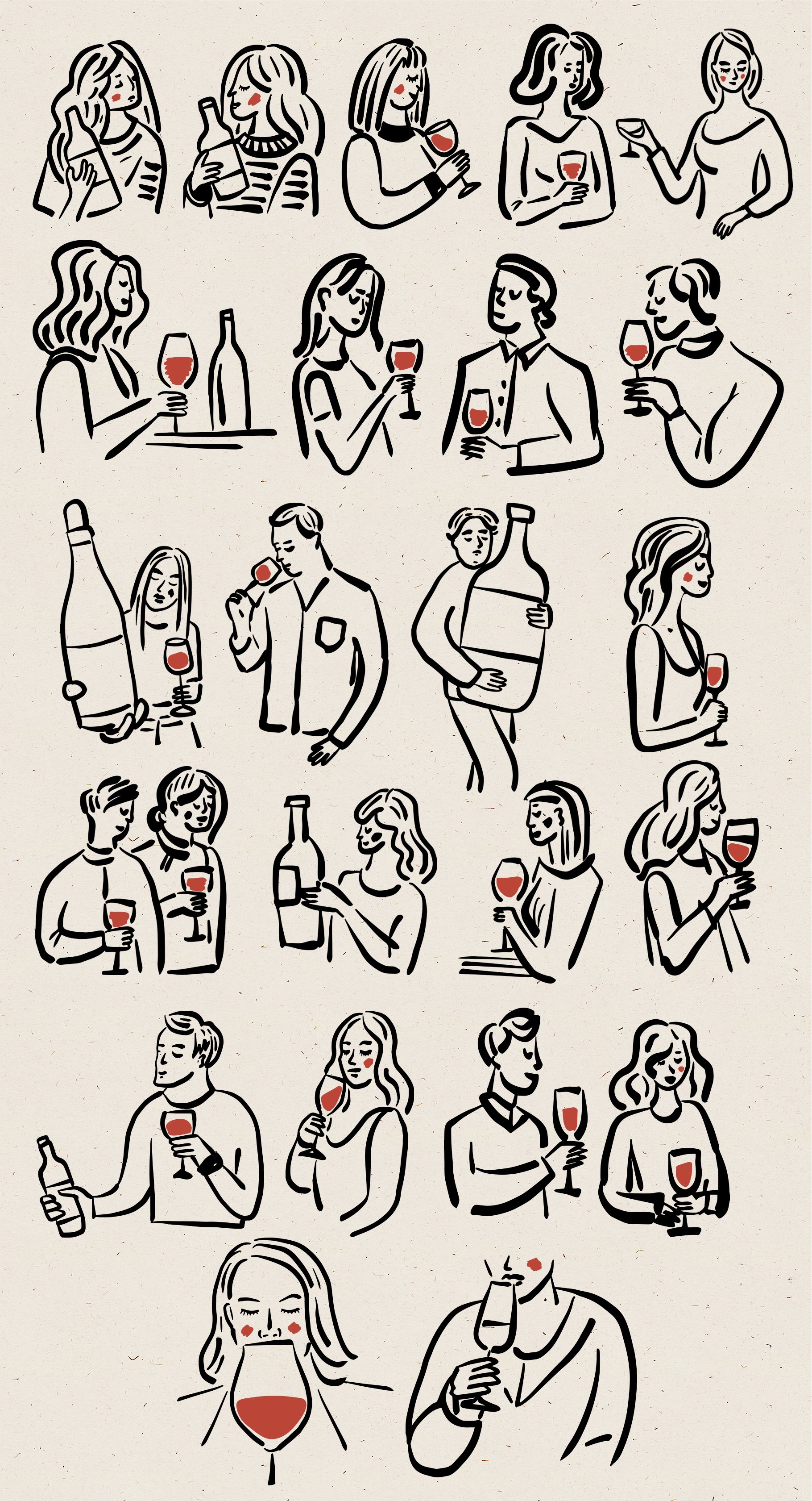 Wine Culture Clipart preview image.