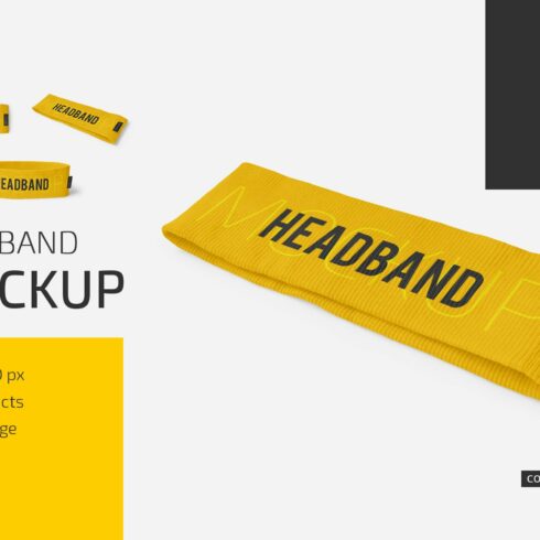 Headband Mockup Set cover image.