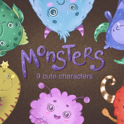 Cute monsters cover image.