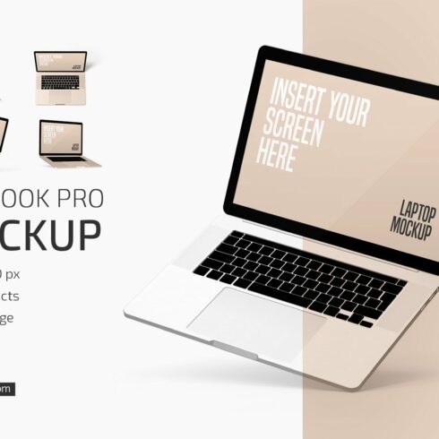 Macbook Pro Mockup Set cover image.