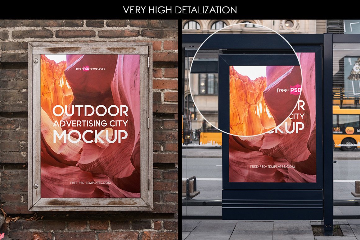 Outdoor Advertising City Mock-Up V2 preview image.