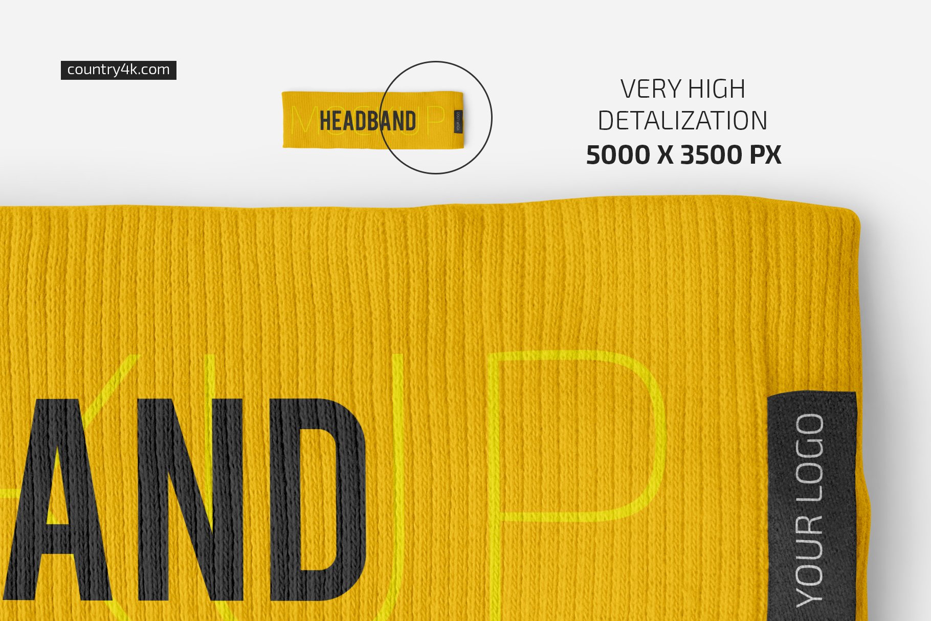 Headband Mockup Set preview image.