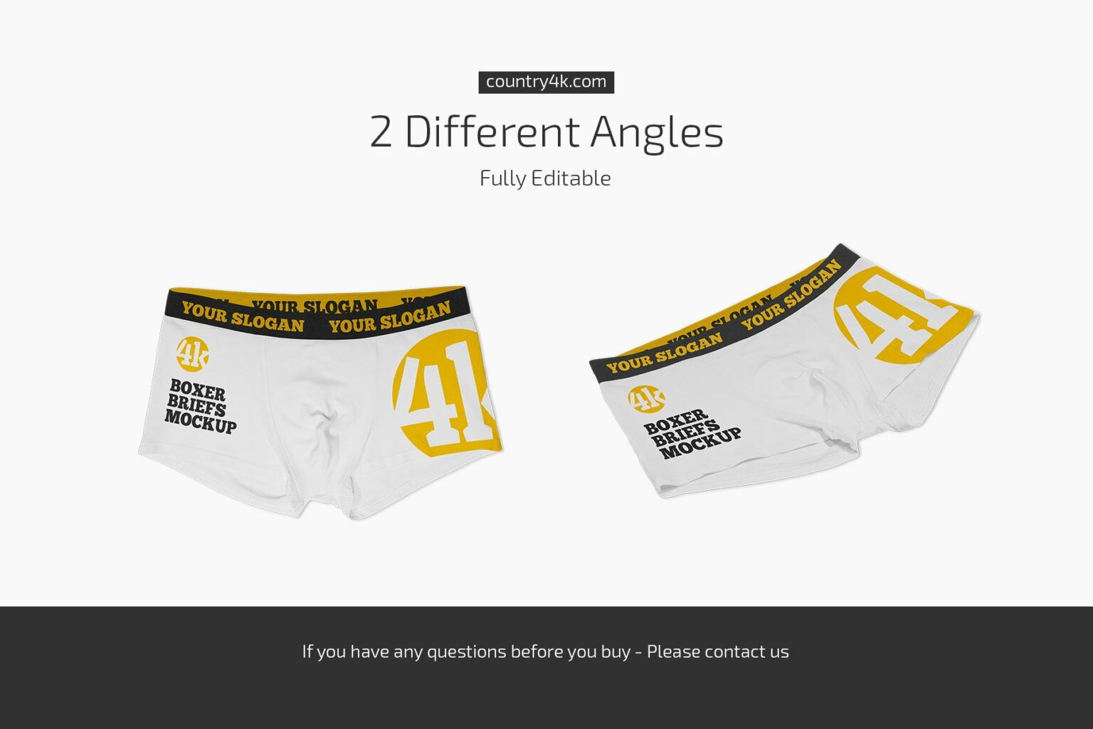 Boxer Briefs Mockup Set MasterBundles