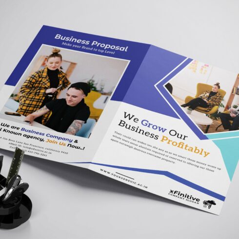Business Brochure Bifold cover image.