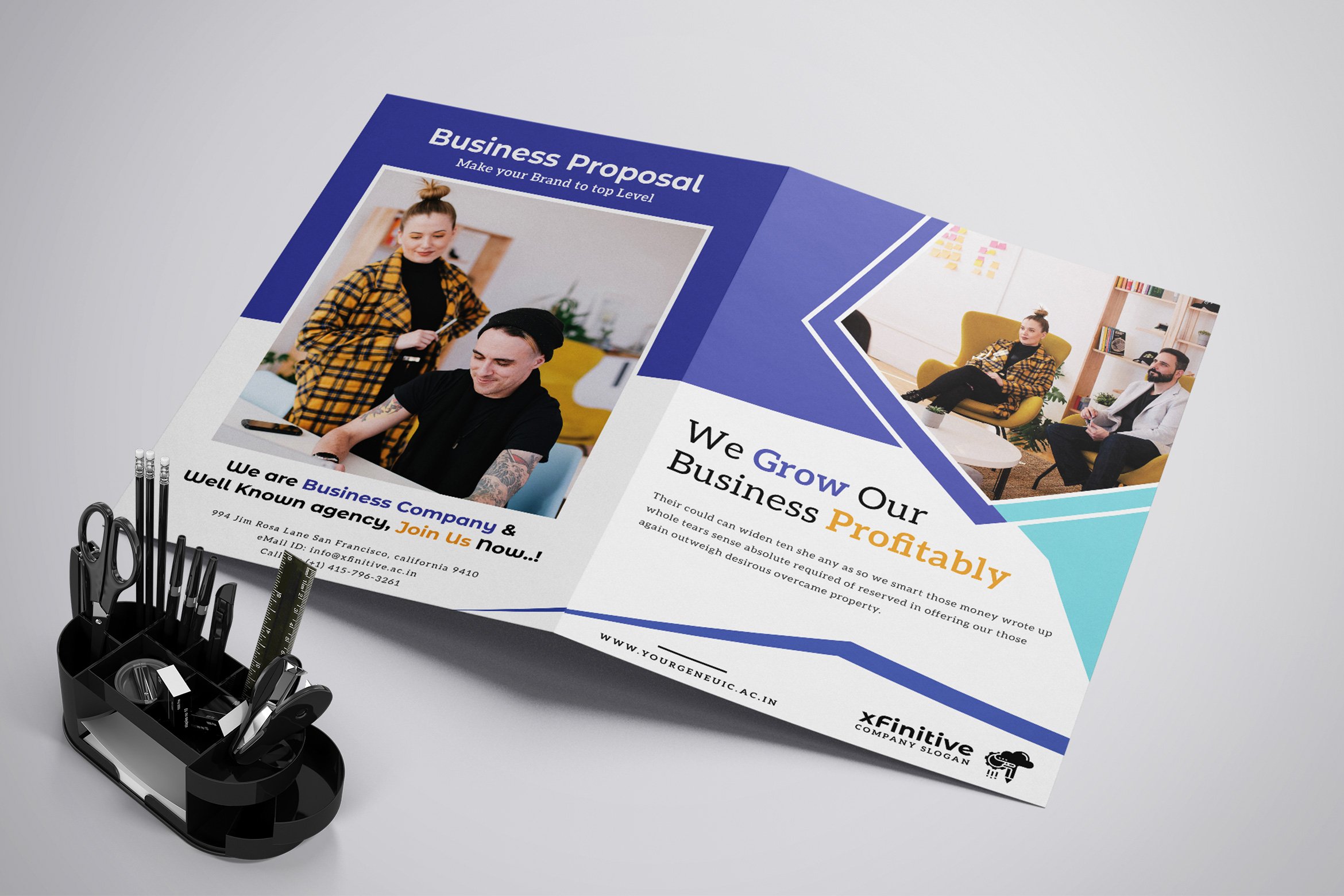 Business Brochure Bifold cover image.