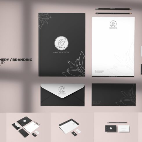 Stationery And Branding  Mockup. cover image.