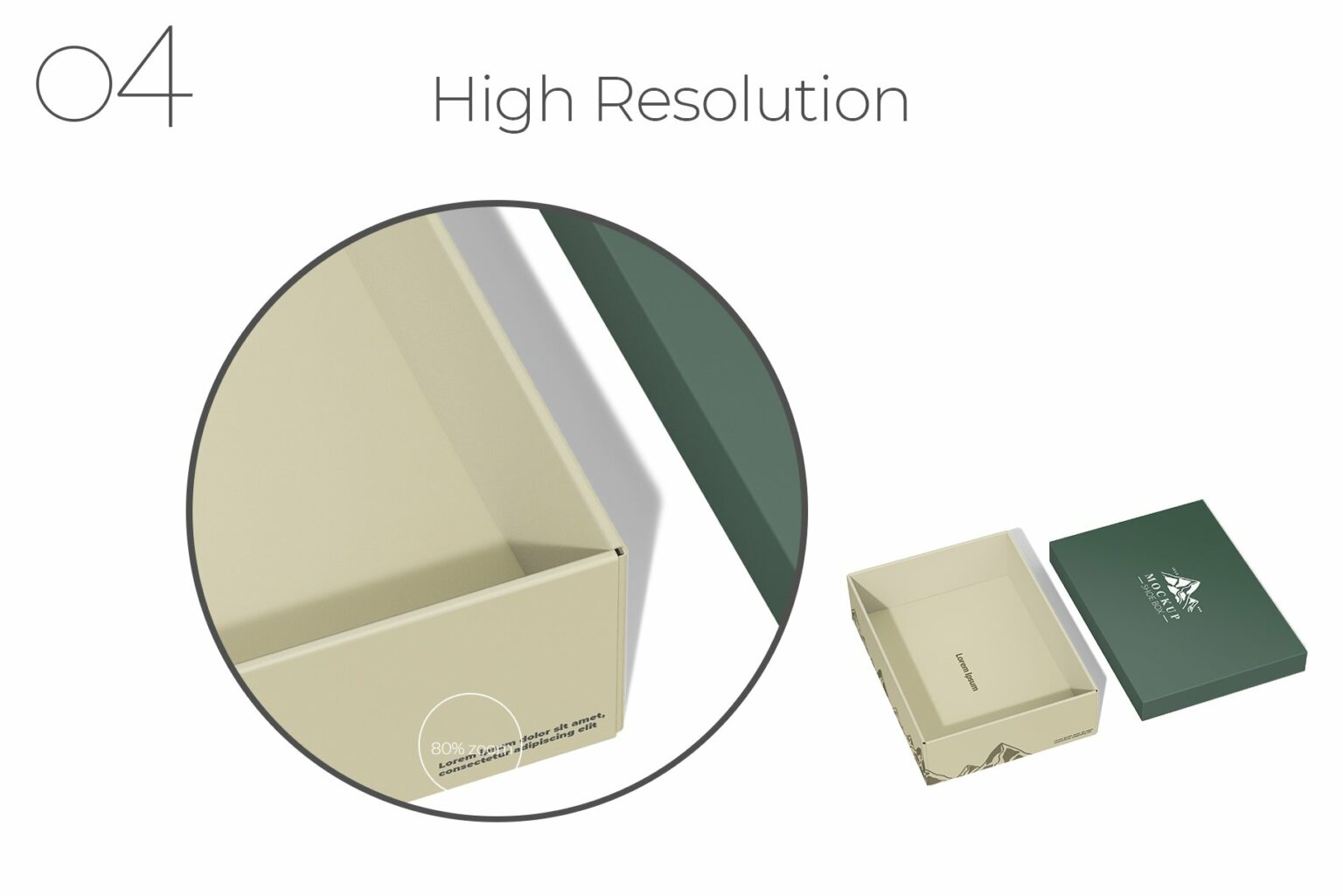 Rectangular Shoe Box Package Mockup – MasterBundles