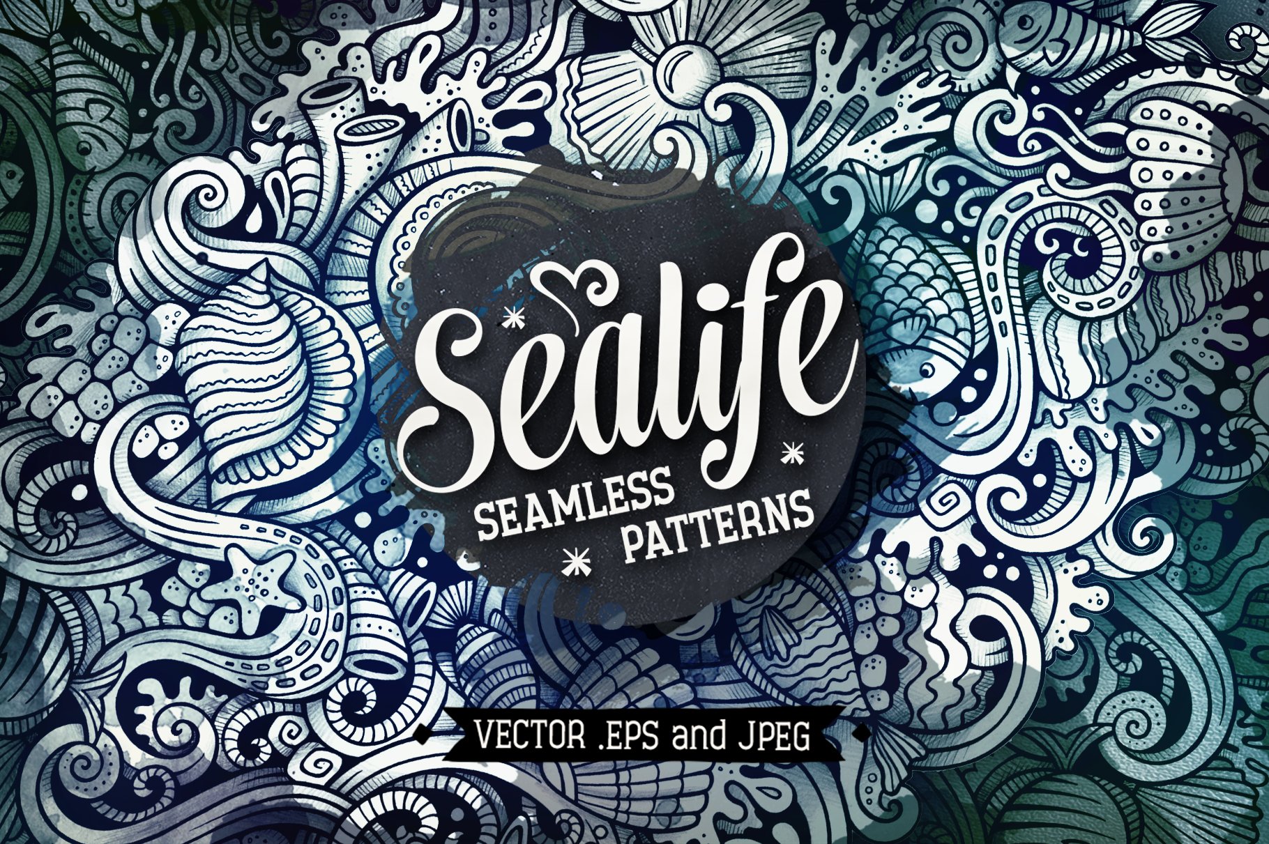 Underwater Graphics Patterns cover image.
