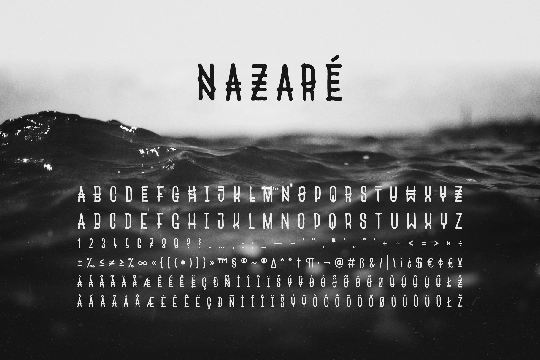 Nazare font cover image.