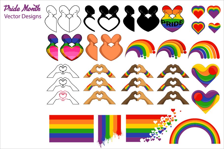 The Ultimate LGBTQ Gay Pride Vector cover image.