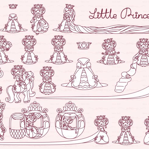vector Little Princess items 01 cover image.