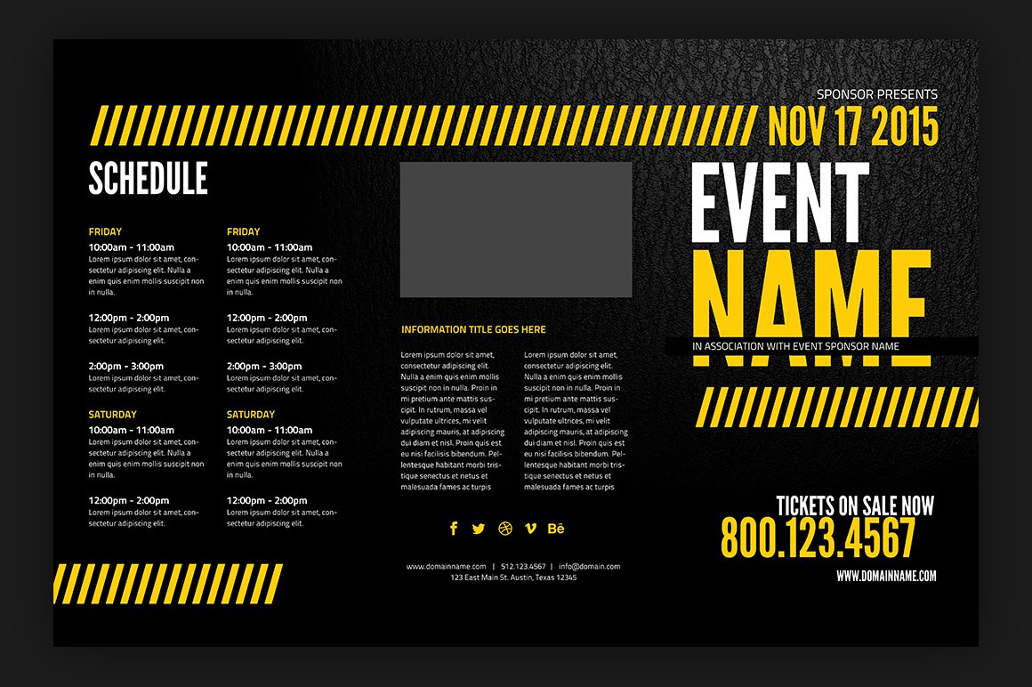 print ready event brochure template preview cm 2 463