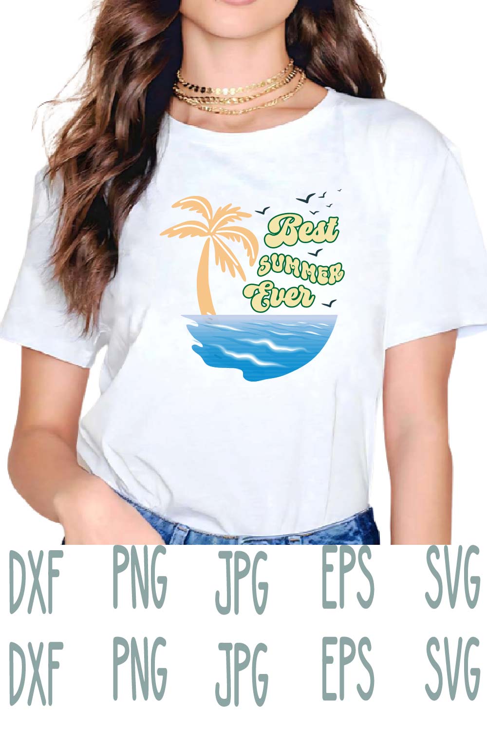 Vintage Beach Sublimation Bundle pinterest preview image.