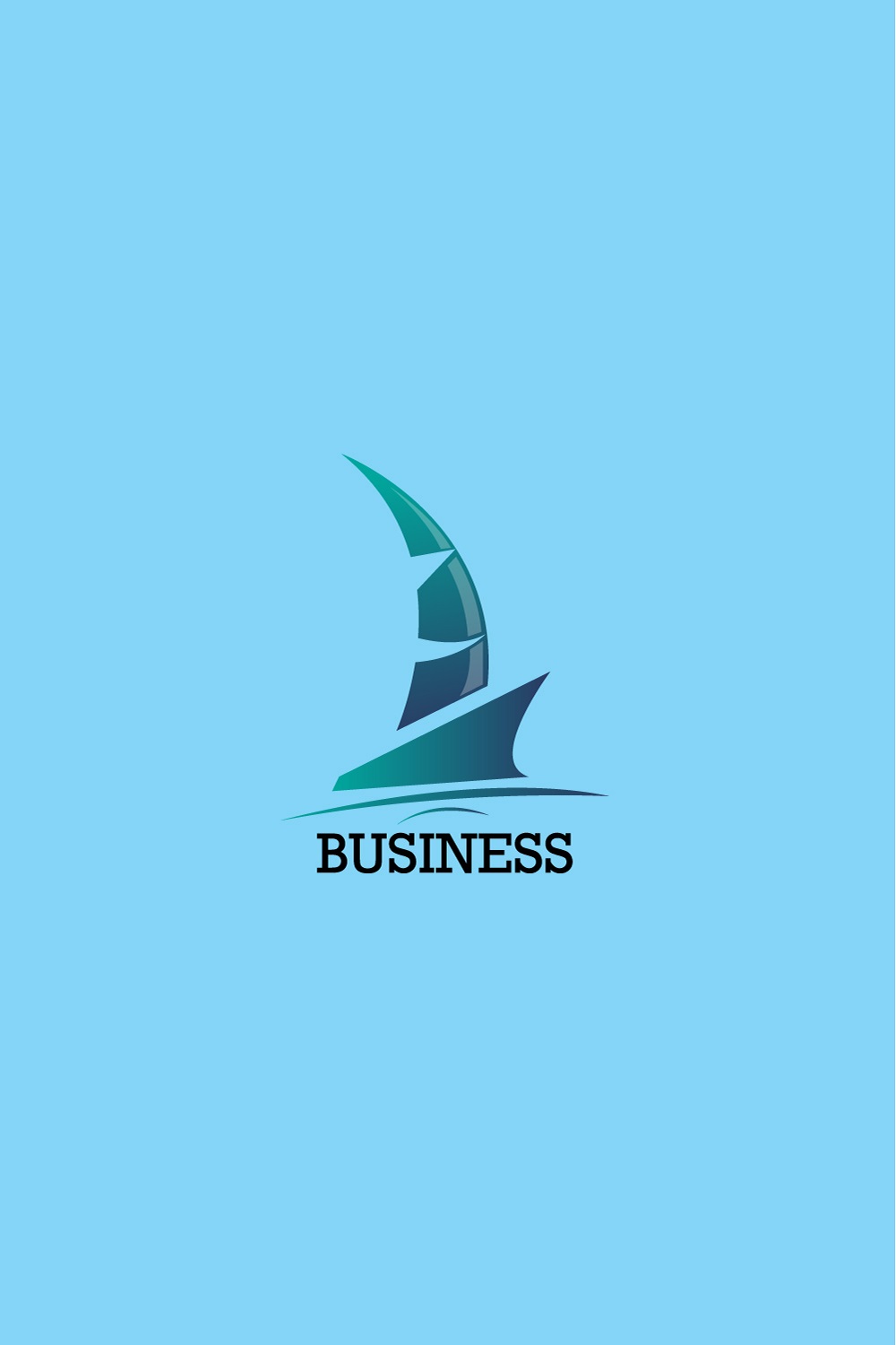 Sailing Yacht Logo For Business pinterest preview image.