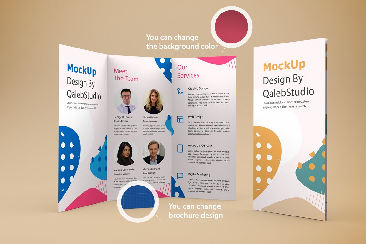 Brochure V.1 Mockup preview image.