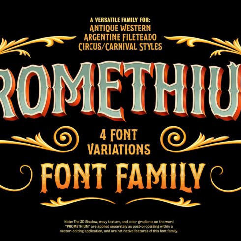 Promethium Font Family cover image.