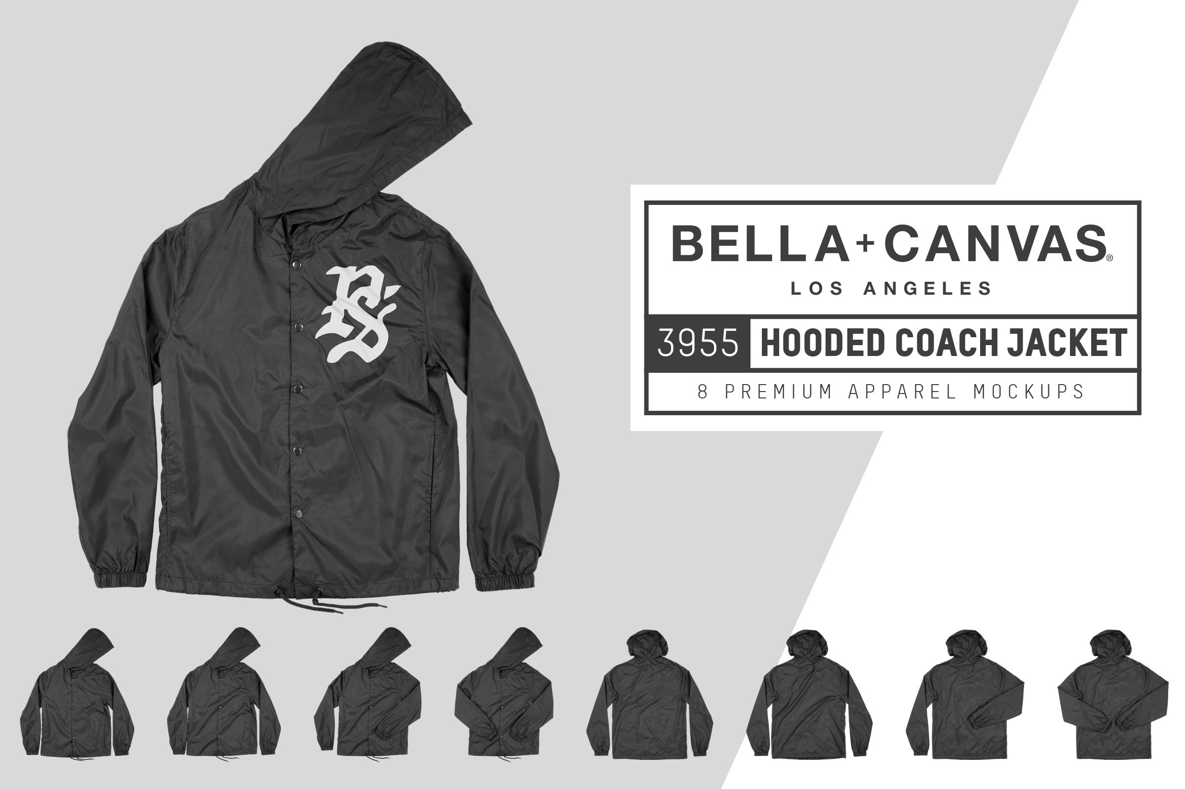 Bella Canvas 3955 Coach Jacket cover image.