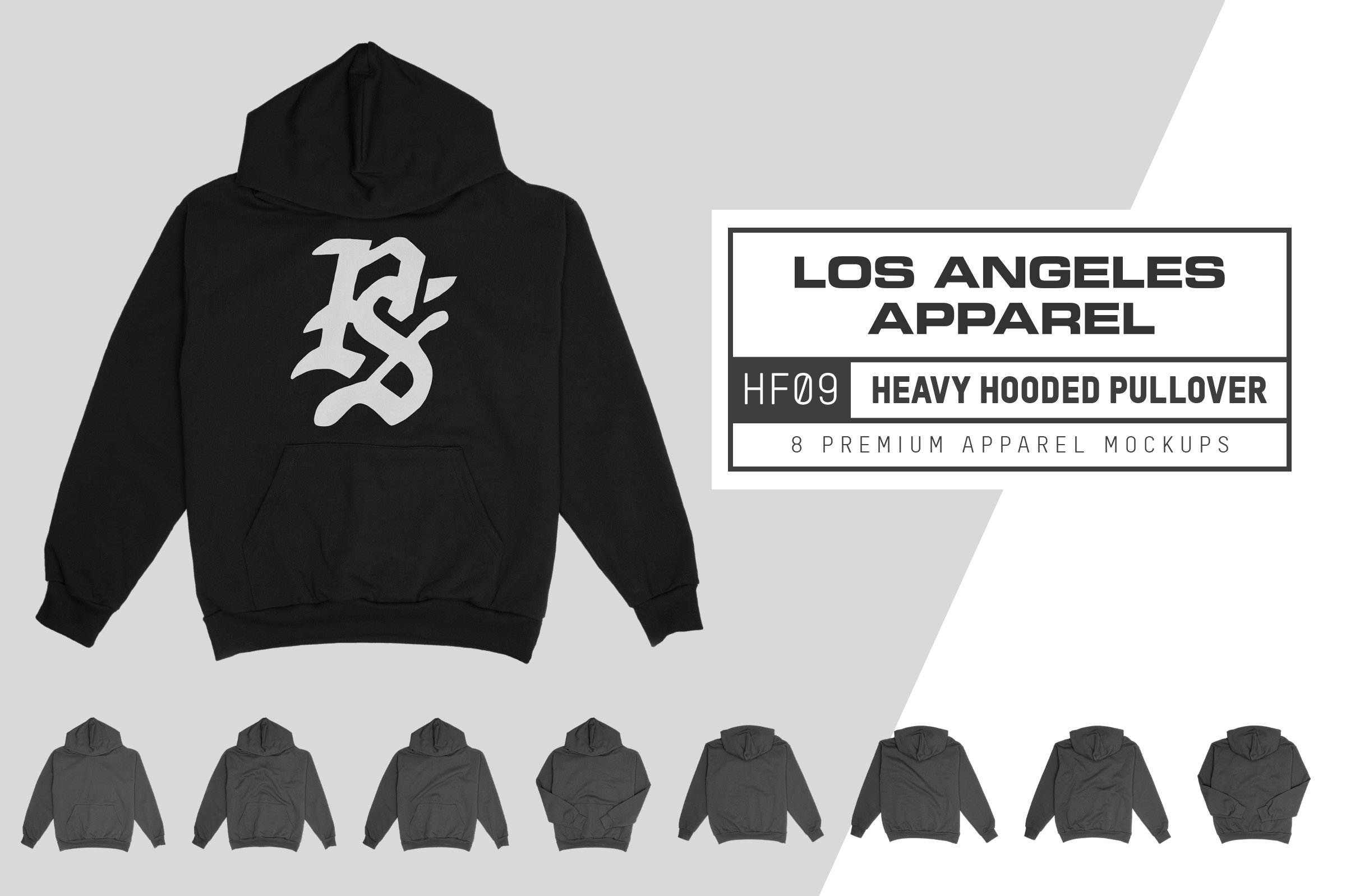 LA Apparel HF09 Hooded Sweatshirt cover image.
