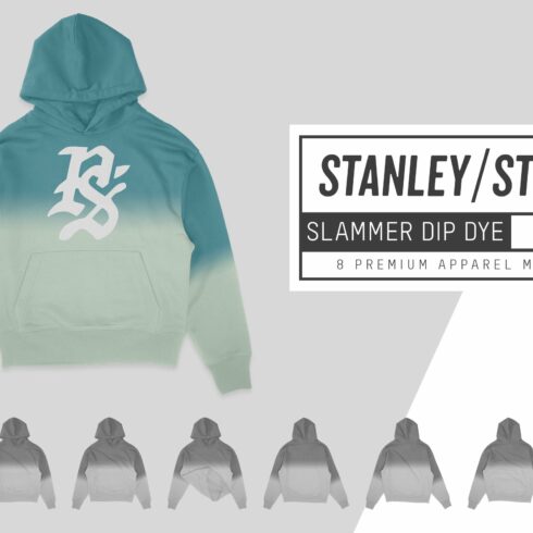 Stanley/Stella Slammer Dip Dye Hoody cover image.